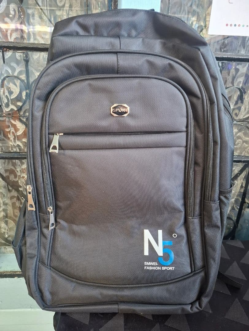 Smwei Fashion Sport N5 Backpack Black thumbnail 4