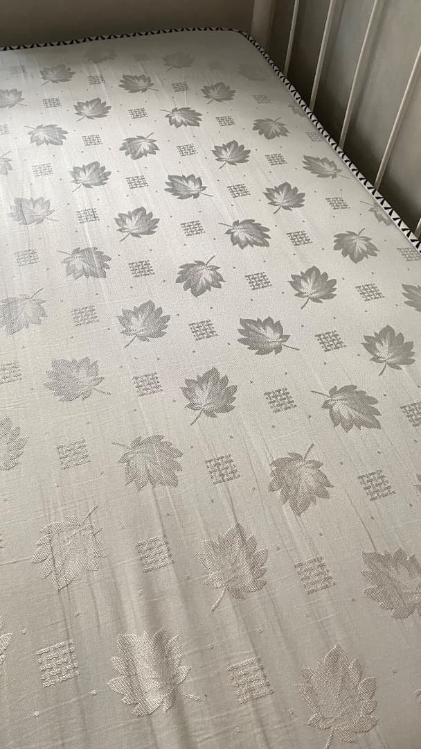 White Metal Bed and Mattress thumbnail 3