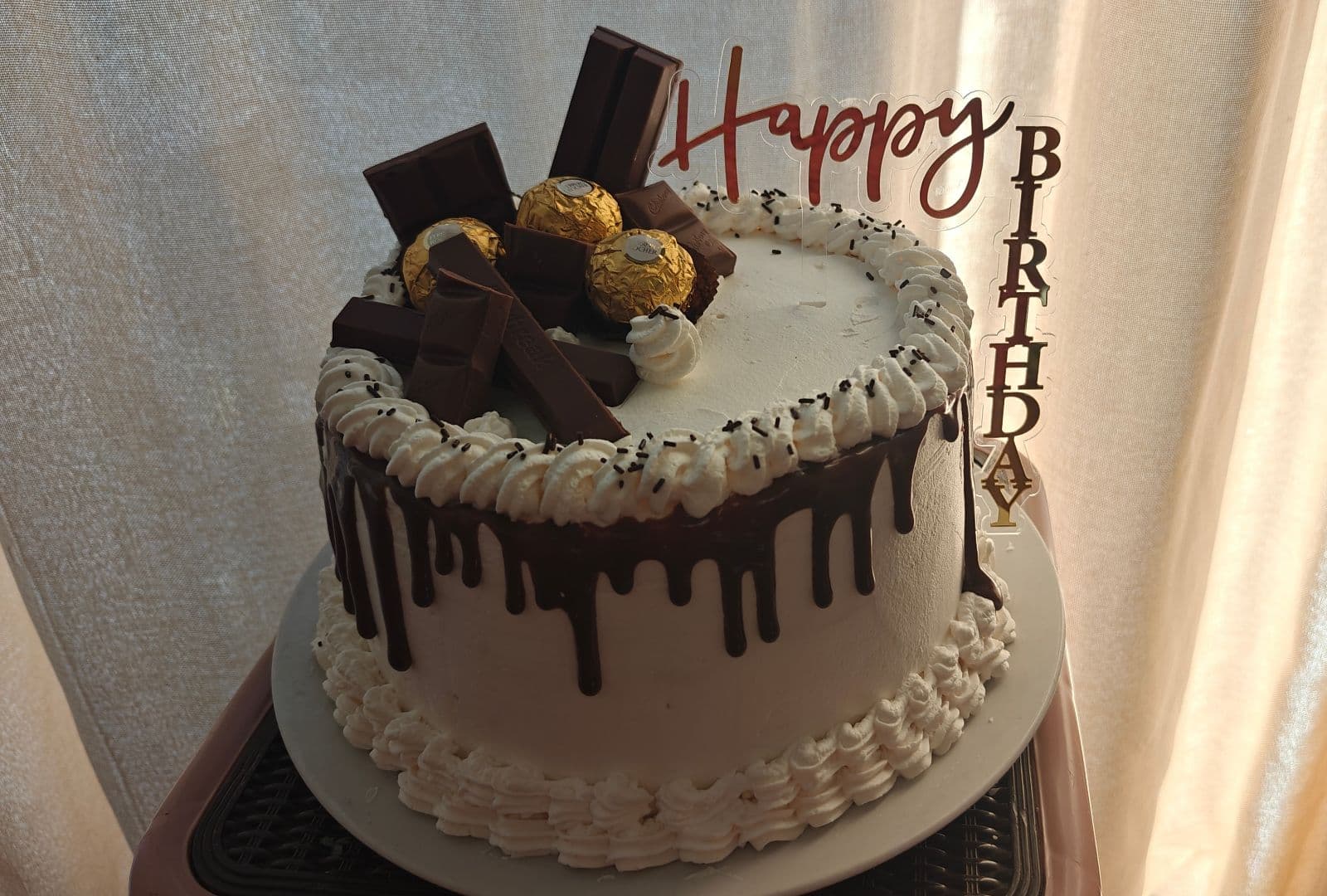 Custom Genoise Birthday Cakes - Image 1 of 3