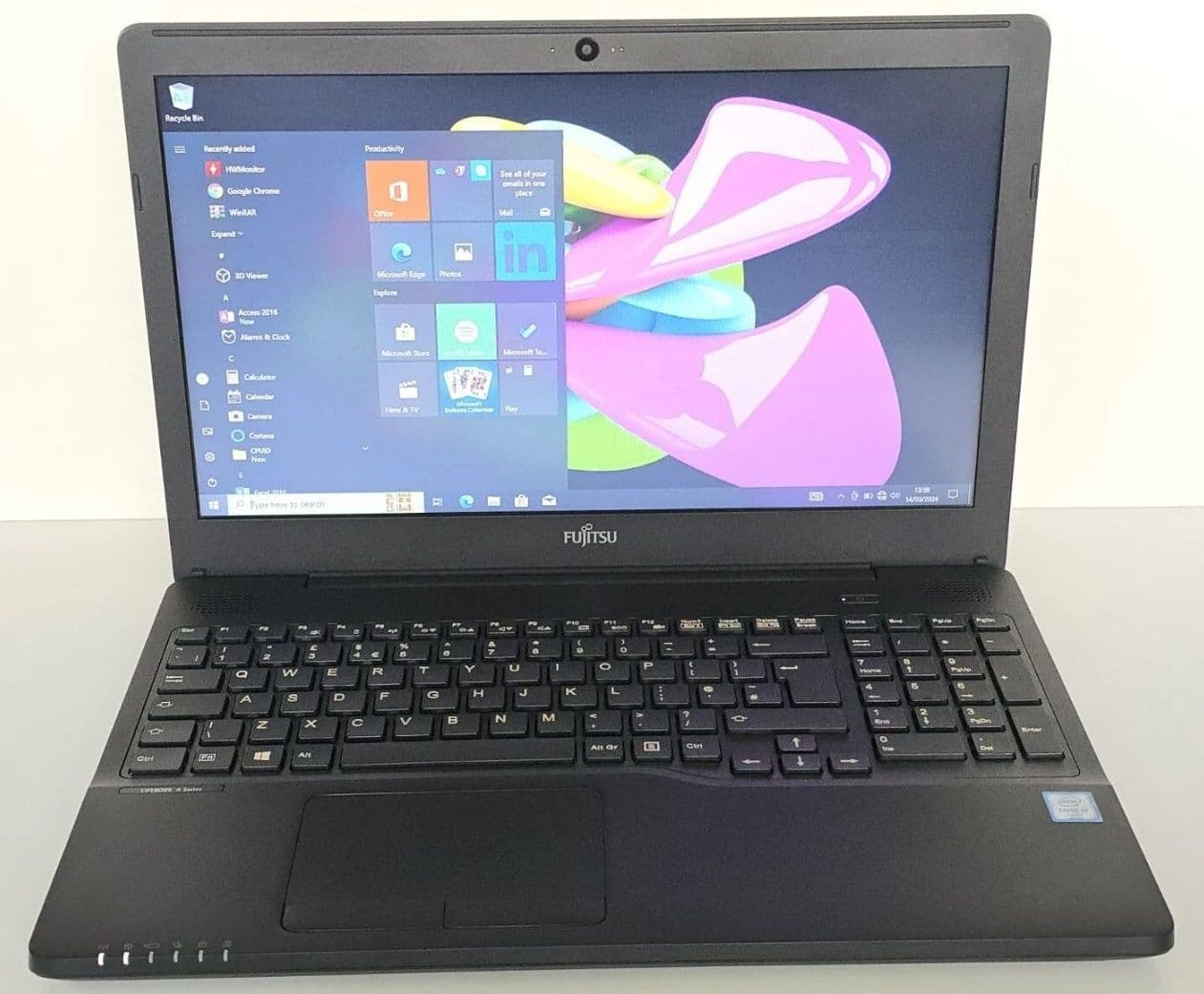 Fujitsu Lifebook A Series Intel Core i5 16GB RAM 512GB SSD - Image 1 of 3